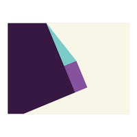 Geometric Shapes No. 42 -  lilac, blue & purple (Print Only)