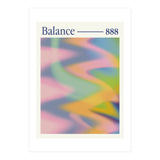 Angel Numbers \\ 888 Balance \\ Color Aura (Print Only) thumbnail