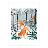 Fox Snow Walk (Print Only) thumbnail