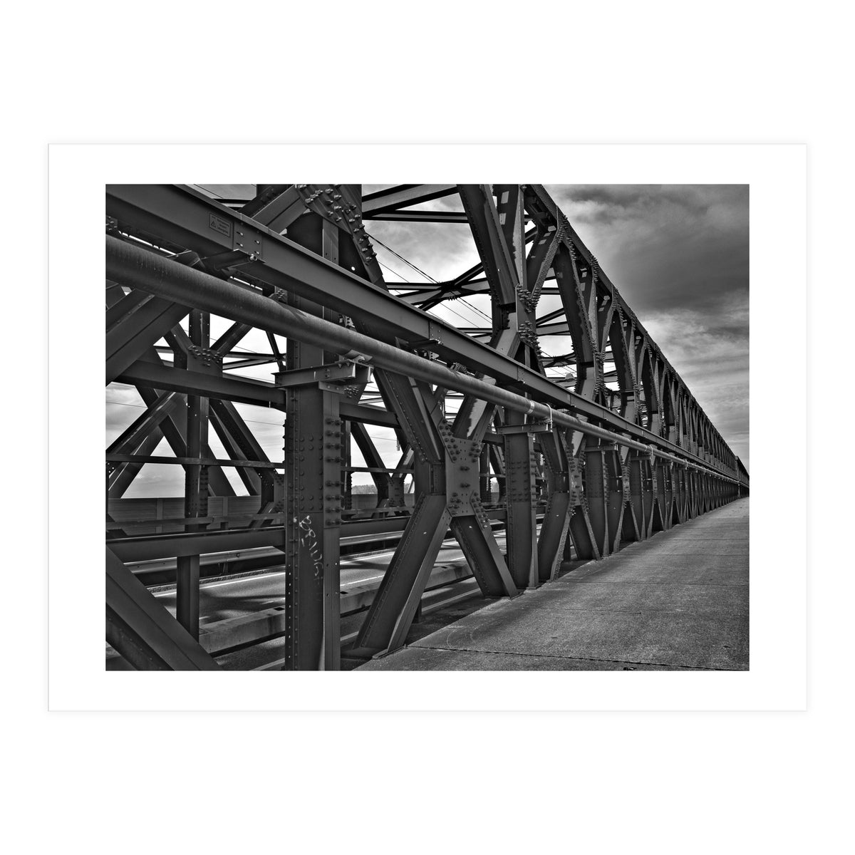 Steel road bridge (Print Only)