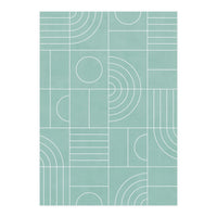 My Favorite Geometric Patterns No.25 - Light Blue (Print Only)