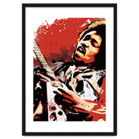 Jimi Hendrix pop art poster