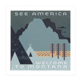 Welcome To Montana, USA. (Print Only) thumbnail
