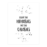 Text Art COUNT THE MEMORIES (Print Only) thumbnail