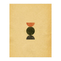 Blurry mid century modern shapes (Print Only)