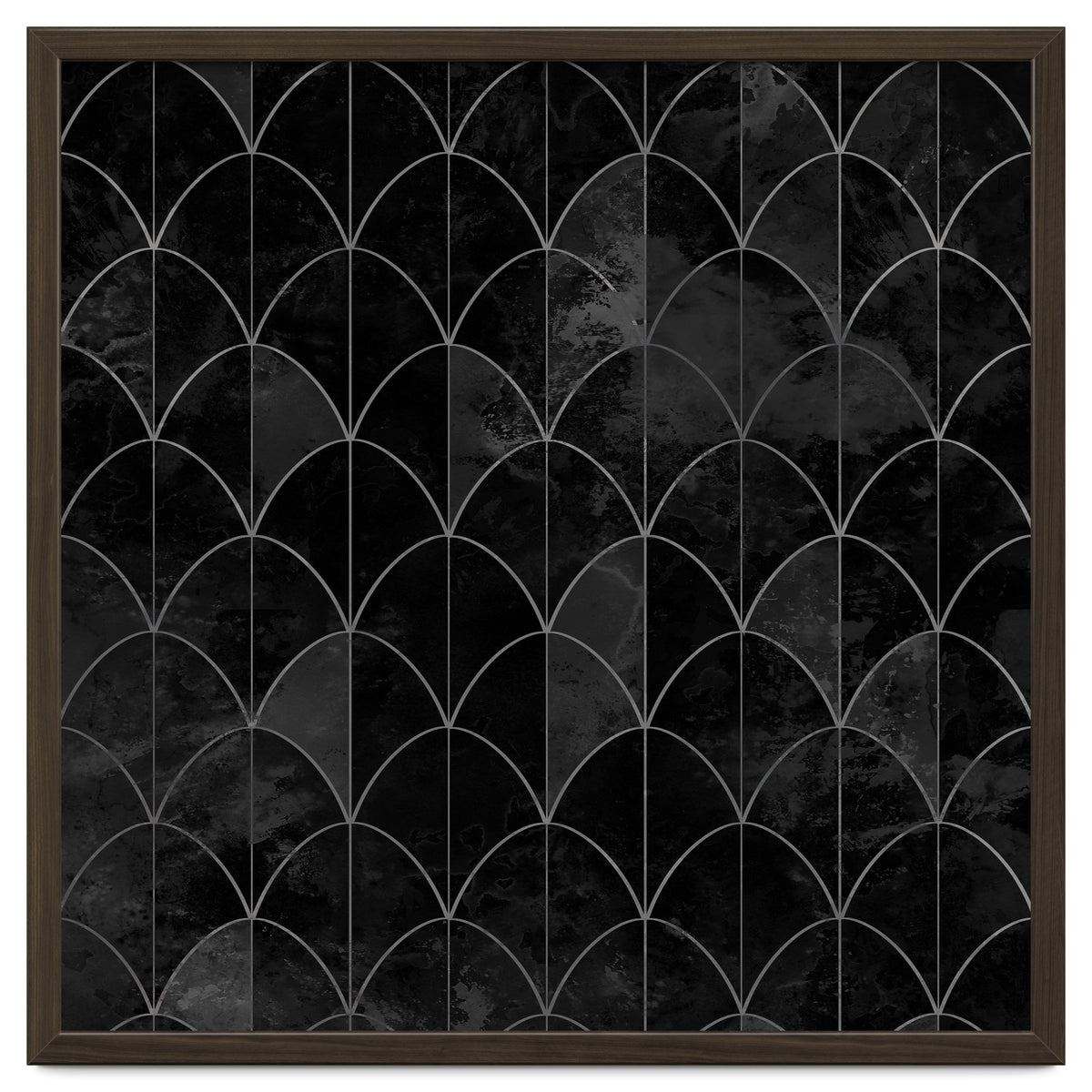 Mermaid scales. Black and white