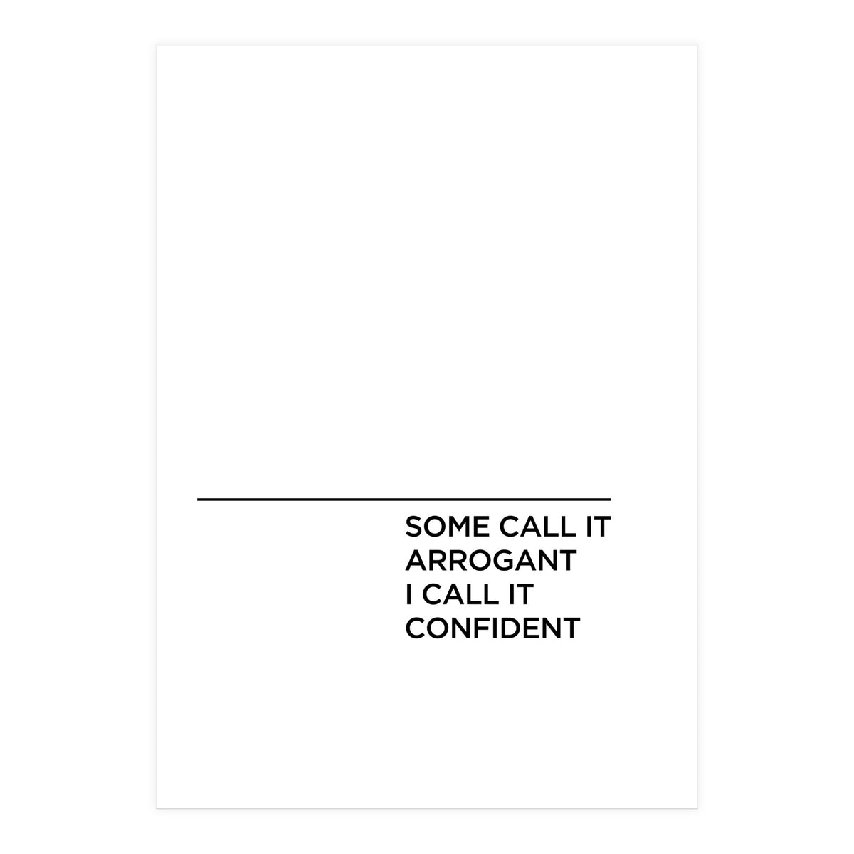 CONFIDENT (Print Only)