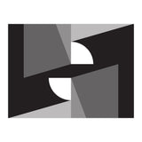 Geometric Shapes No. 11 - monochrome (Print Only) thumbnail