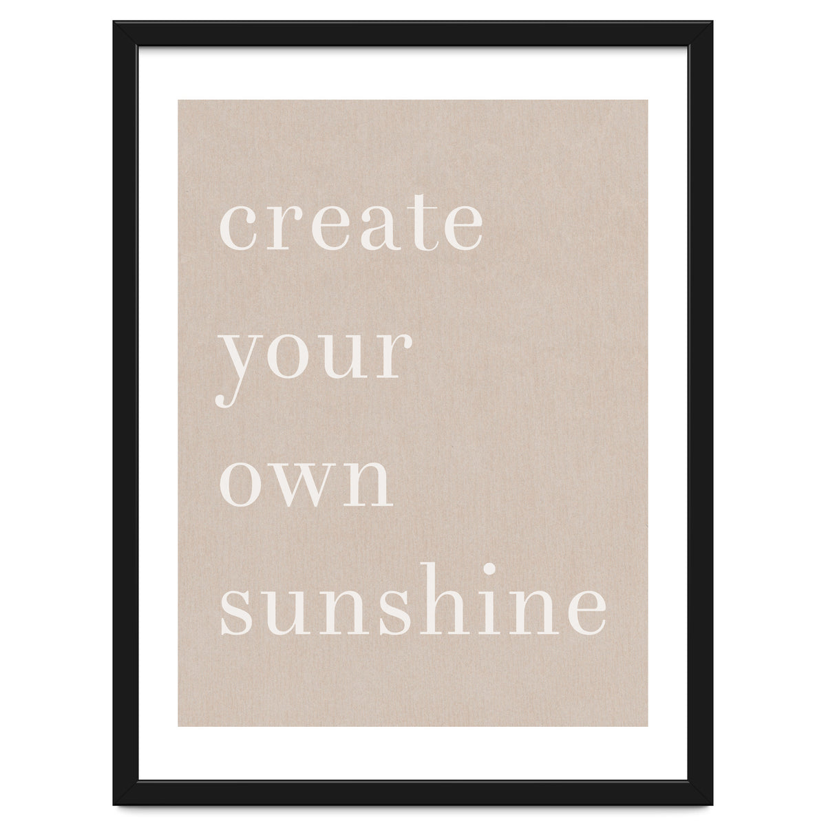Create You Own Sunshine