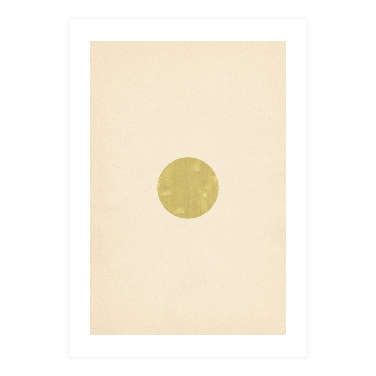 Olive green circle (Print Only)