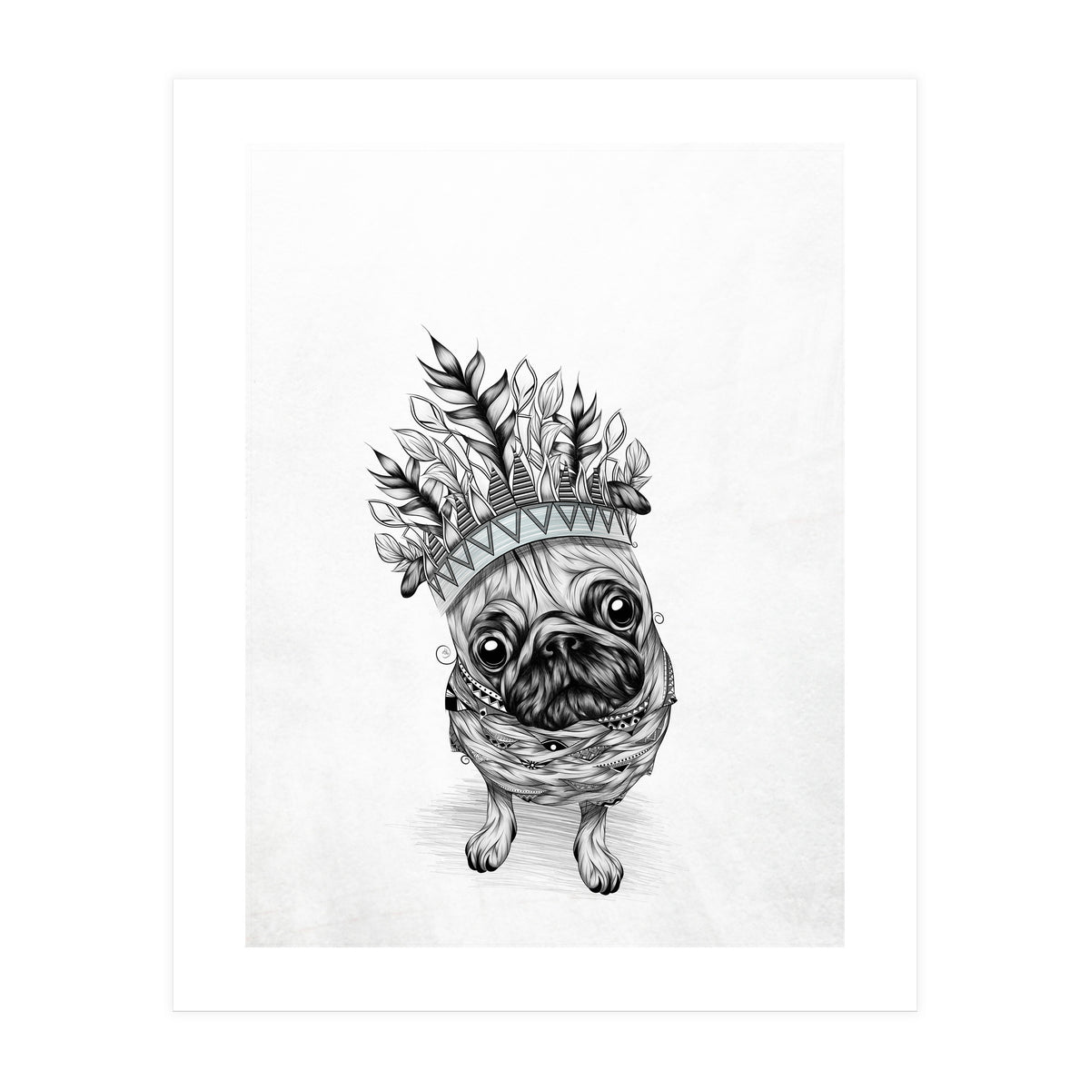 Indian Pug (Print Only)