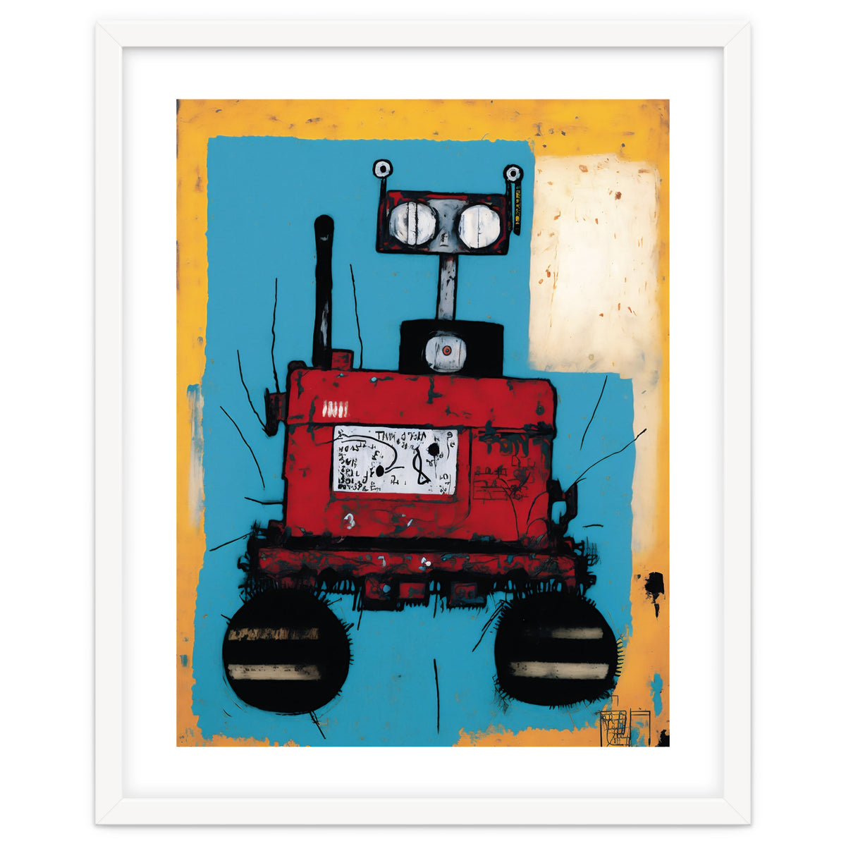 Robot Expressionist Painting