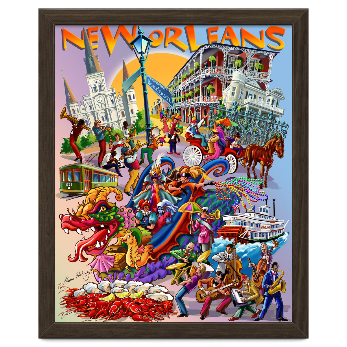 New Orleans Illustration