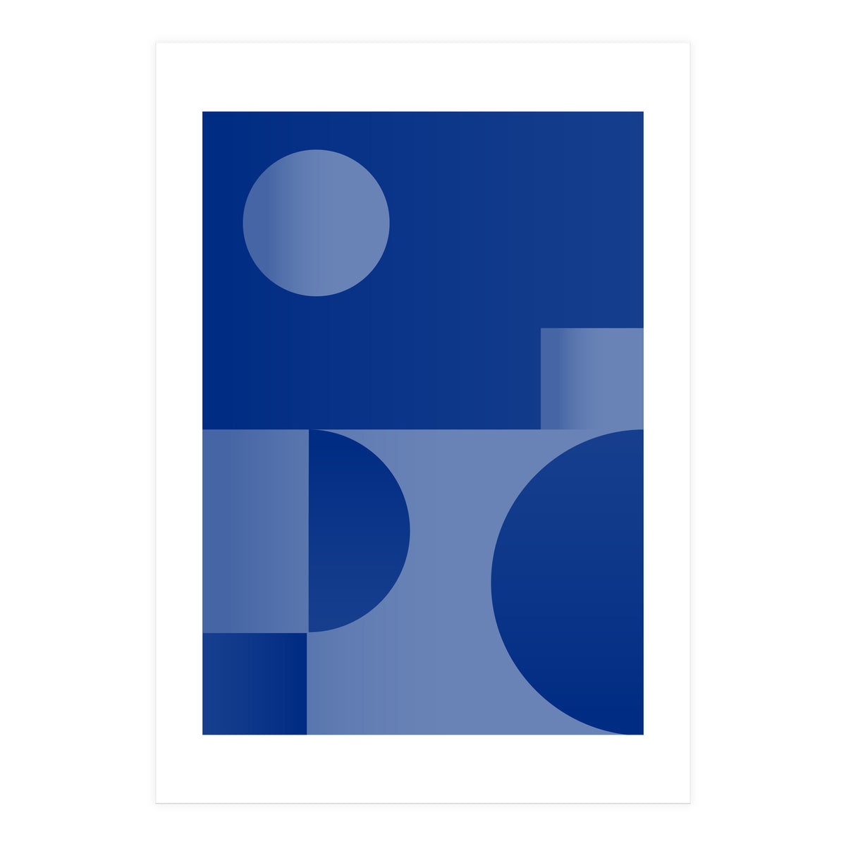 Midnight sea dreams | abstract modern (Print Only)