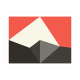 Geometric Shapes No. 77 - pink & grey (Print Only) thumbnail