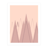 Pink mountains  (Print Only)