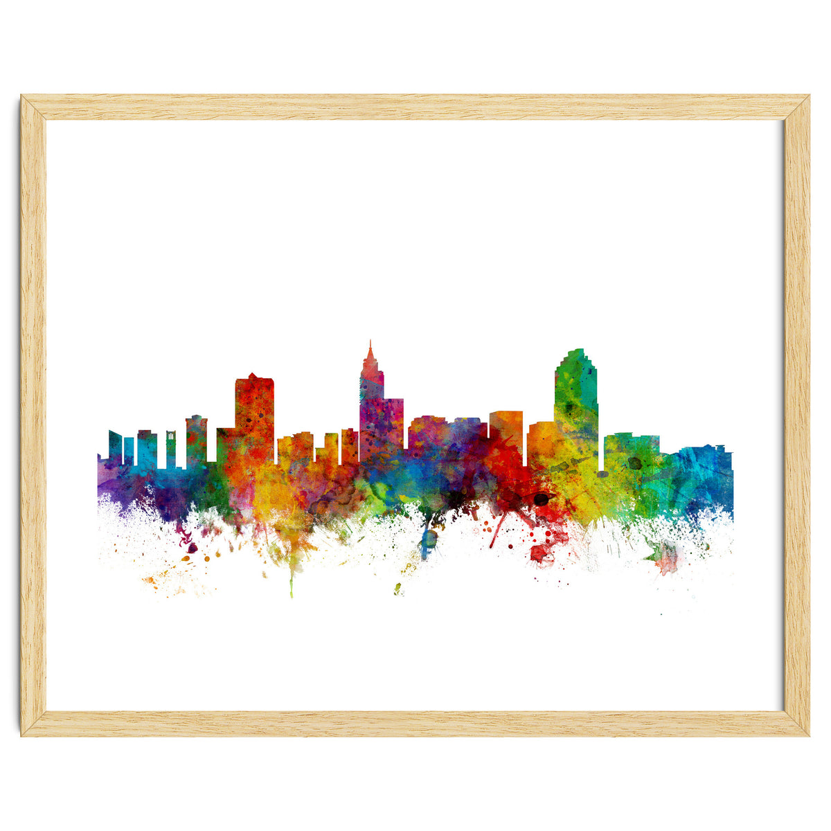 Raleigh North Carolina Skyline