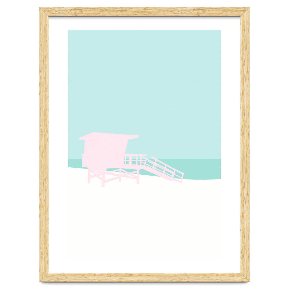 Minimal Lifeguard Tower - Turquoise Coast