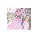 Cherry Blossom Flurry (Print Only) thumbnail