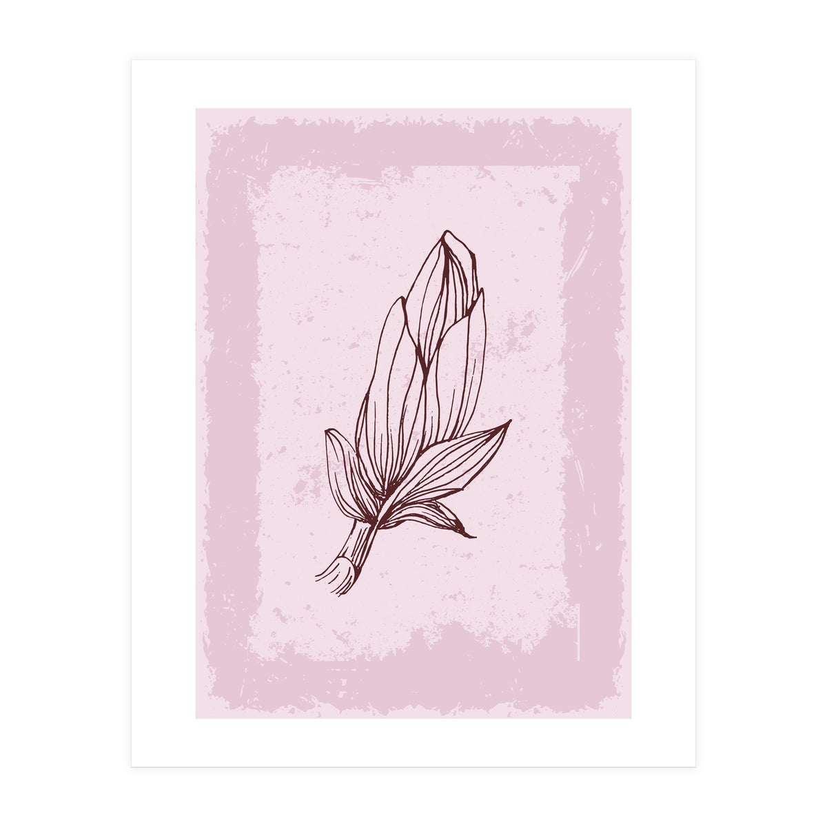 Magnolia Simple Minimal Boho - Botanical Leaves (Print Only)