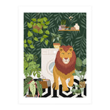 Lion in Laundry Room (Print Only) thumbnail