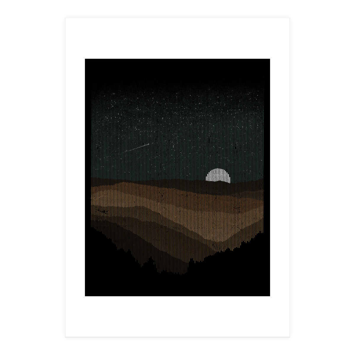Moonrise (Sepia) (Print Only)