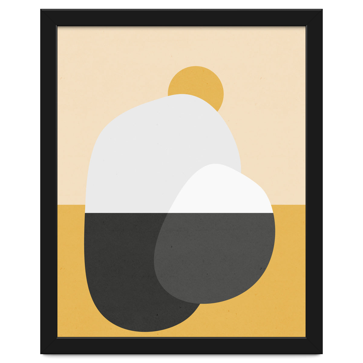 Abstract Boulders - Golden Desert