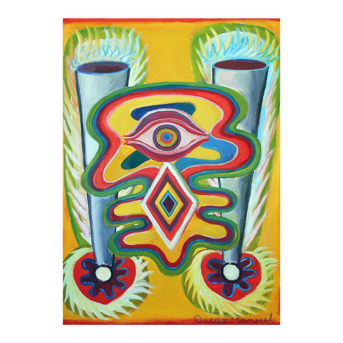 Graffiti Con Fuego (Print Only)