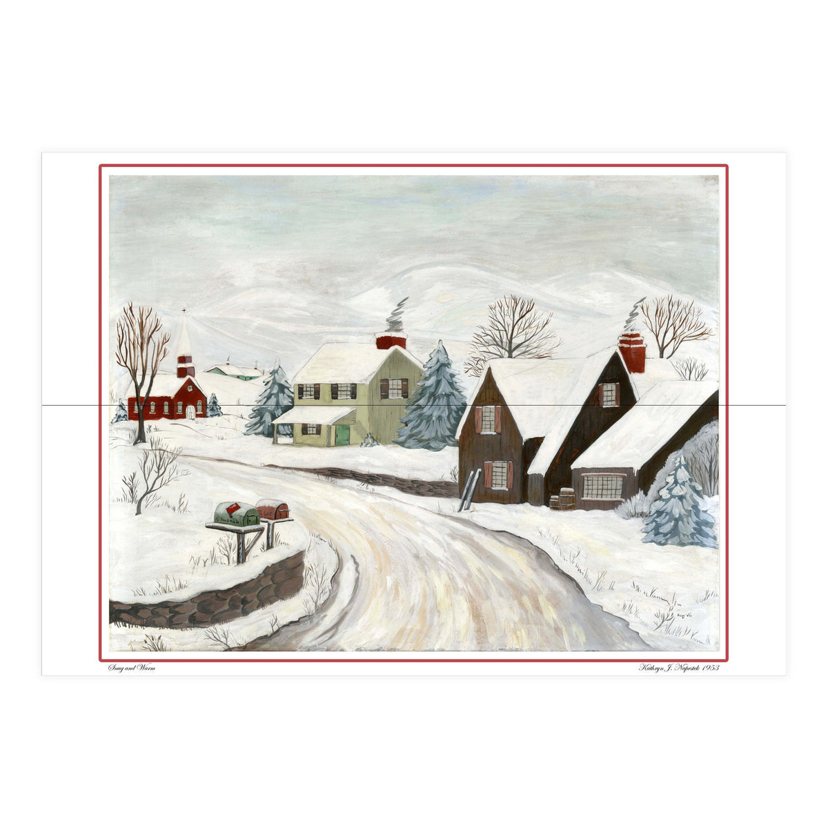 Snug & Warm Watercolor (Print Only)