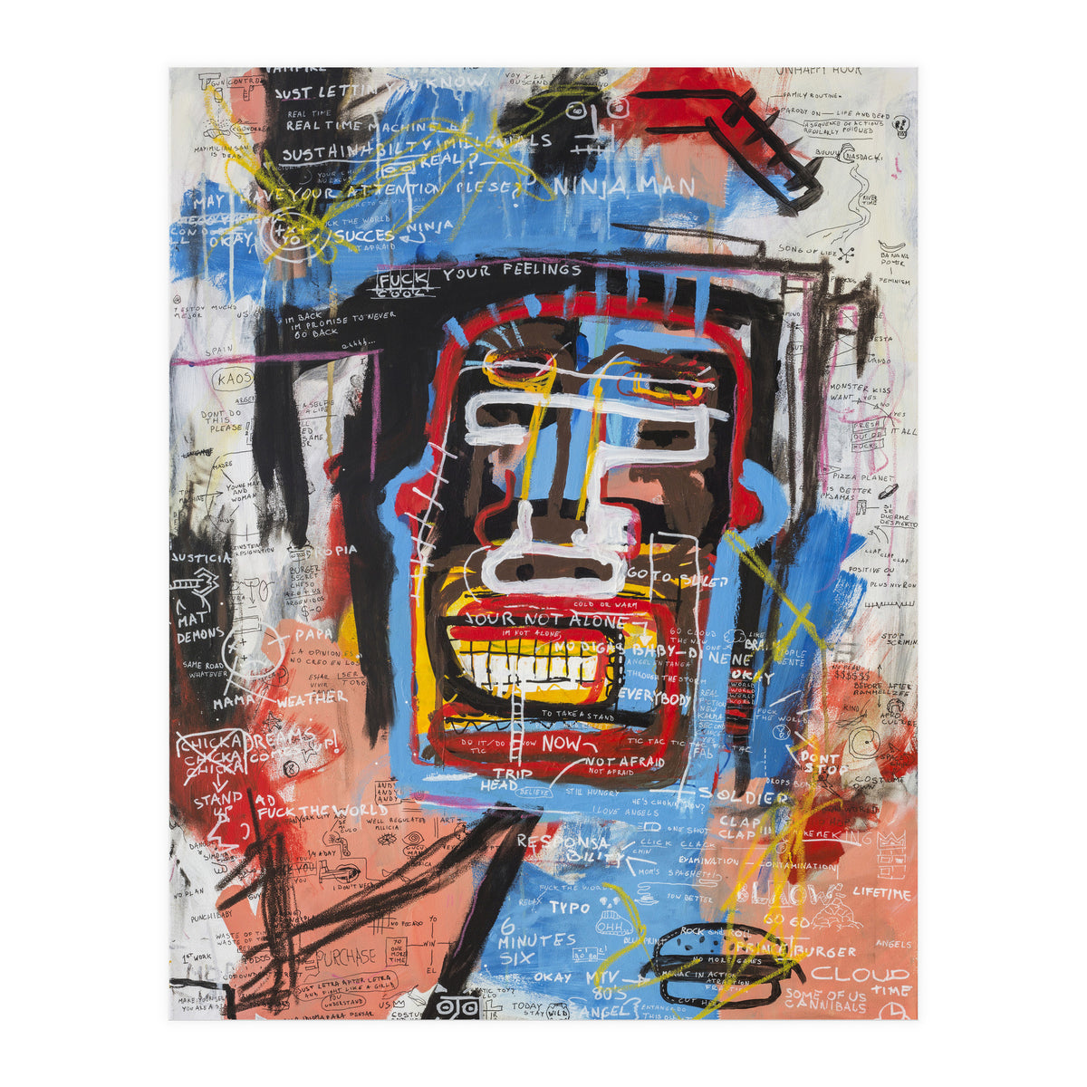 Ninja Face (Print Only)