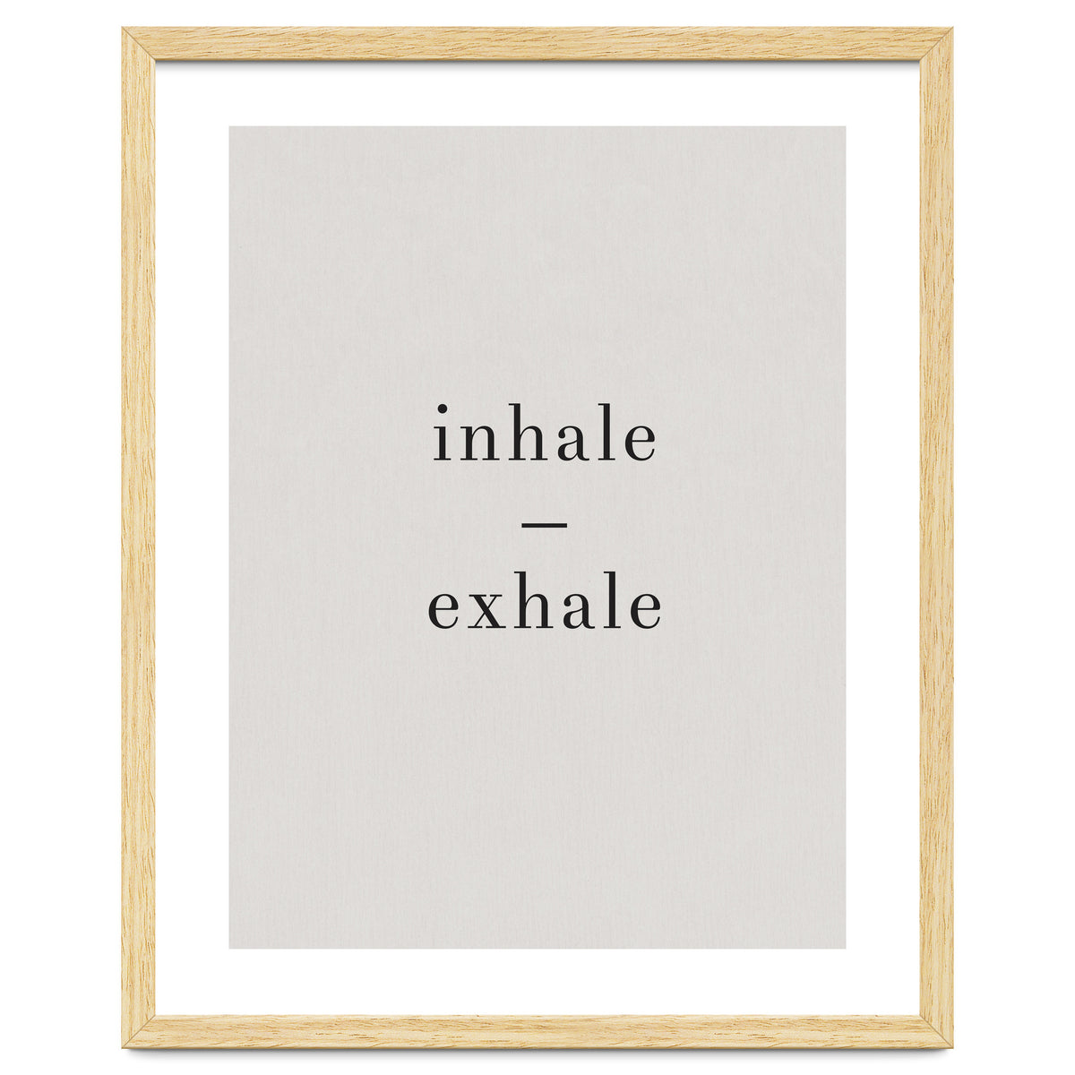 Inhale Exhale Grey Yoga