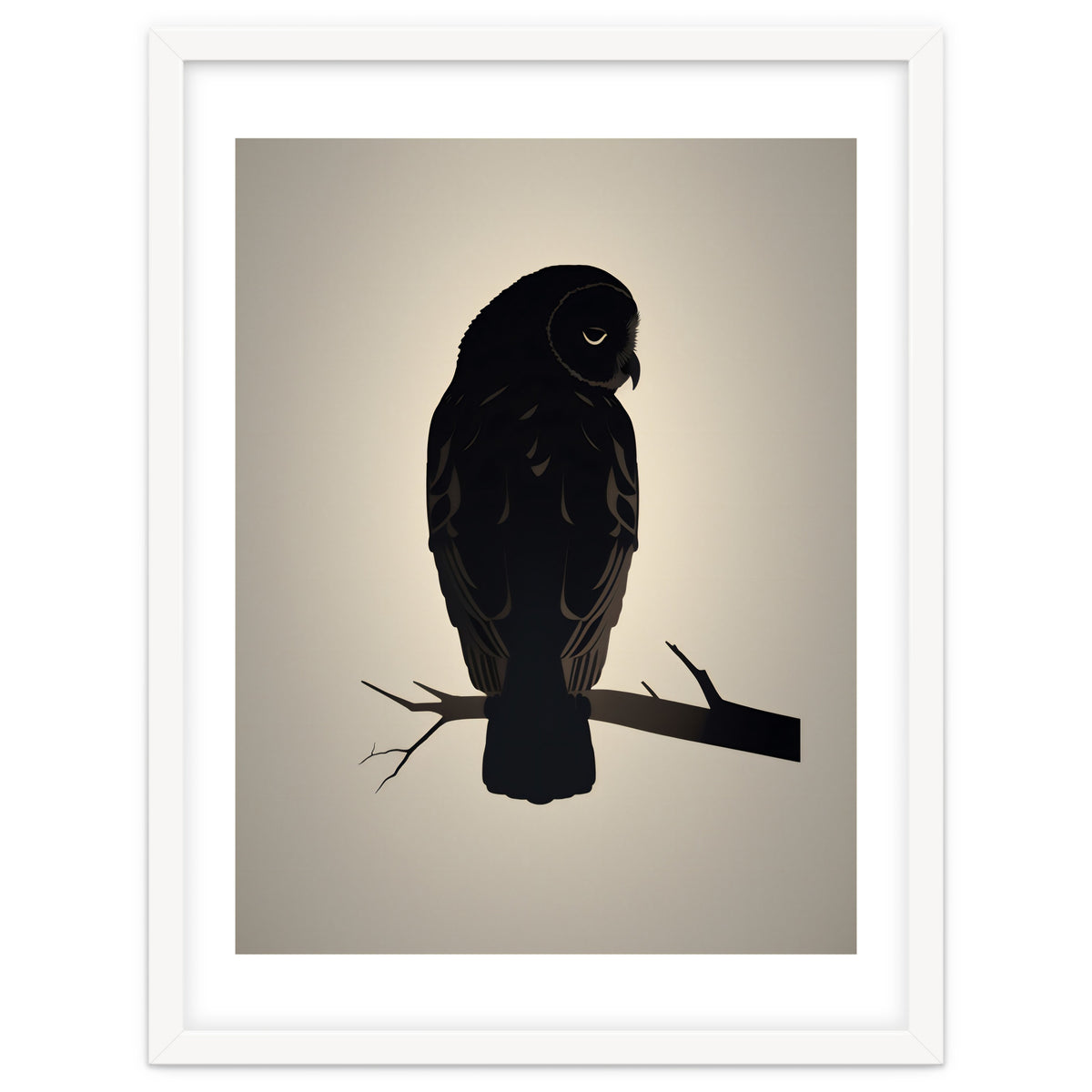 Owl Minimalist Picture