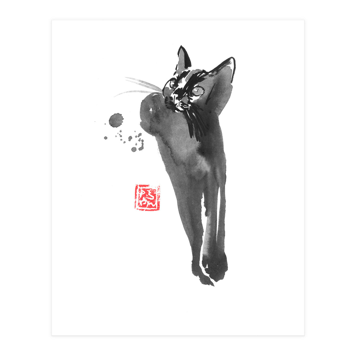 Relaxing Cat (2) (Print Only)