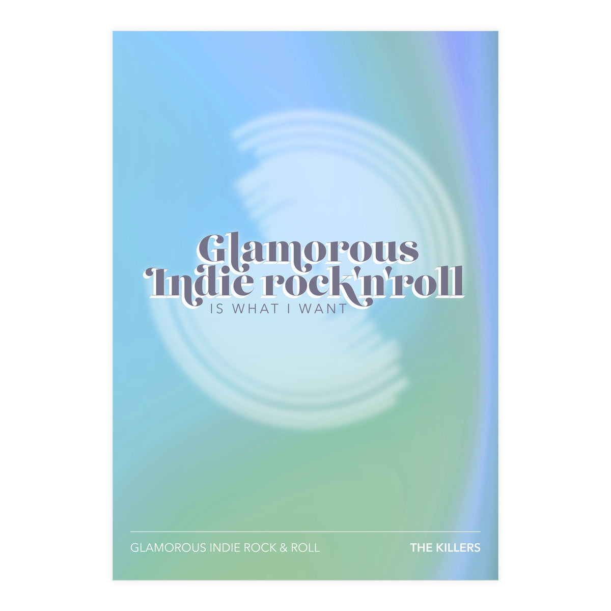 The Killers - Glamourous Indie Rock & Roll (Print Only)