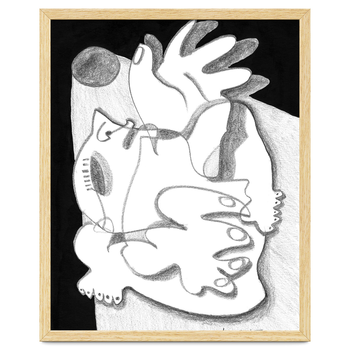 Dying in the Spotlight - b&w