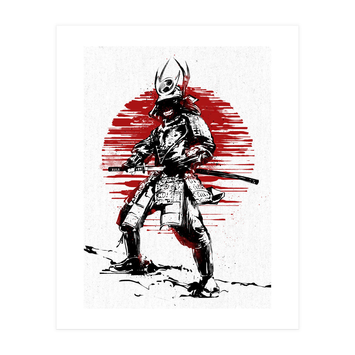 Red Sun Samurai (Print Only)