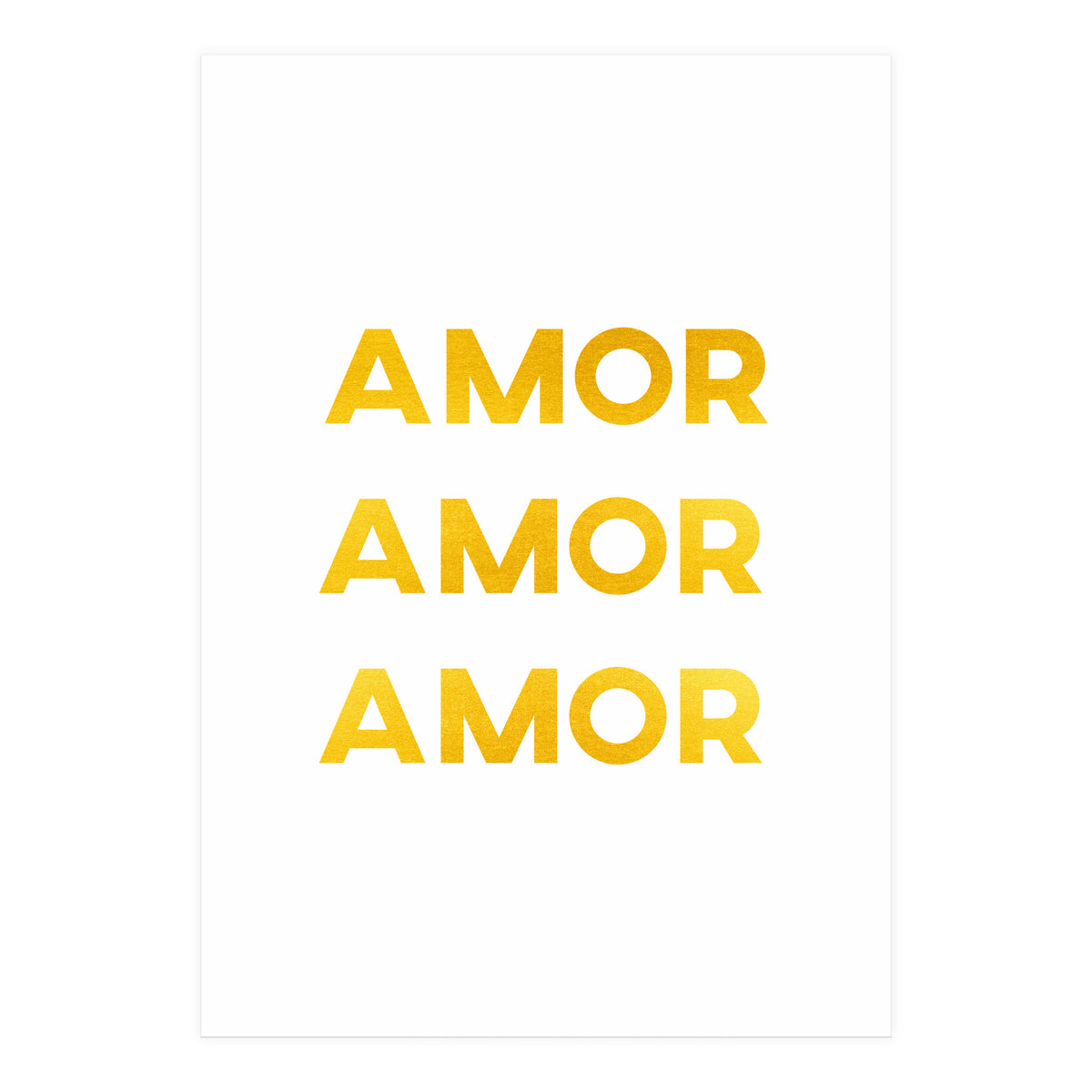 Amor Amor Amor (Love In Spanish) (Print Only)