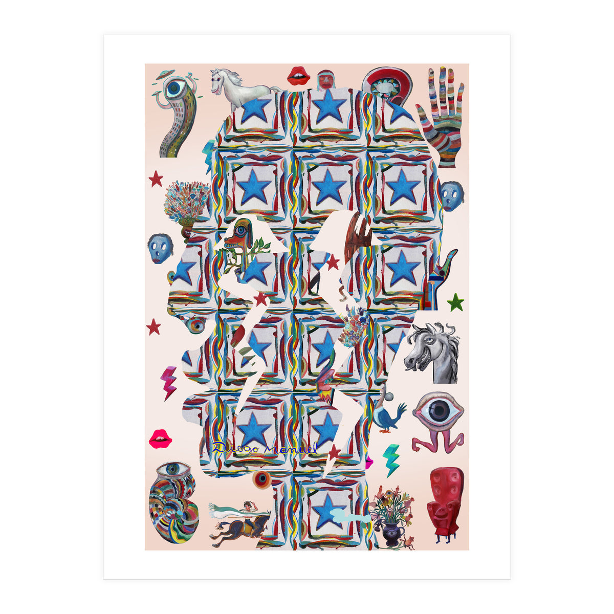 Perfil Con Rayos B 9 (Print Only)