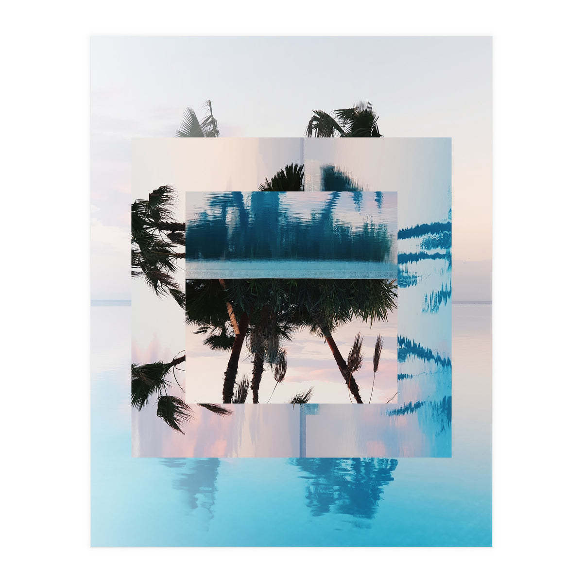 Quadratur 3 · Plams And Beach (Print Only)