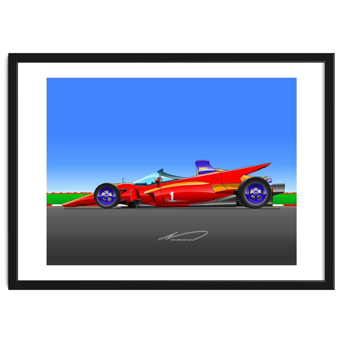 Pole Position Racecar Homage