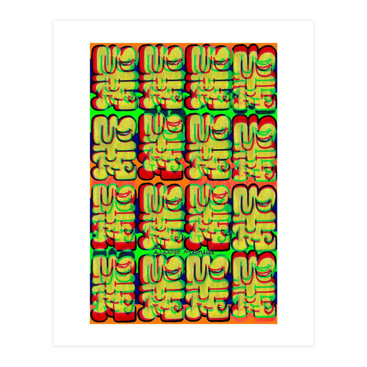 Graffitis 2021 Tapiz 117 (Print Only)