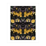 Nocturnal botanical garden kaleidoscope (Print Only) thumbnail
