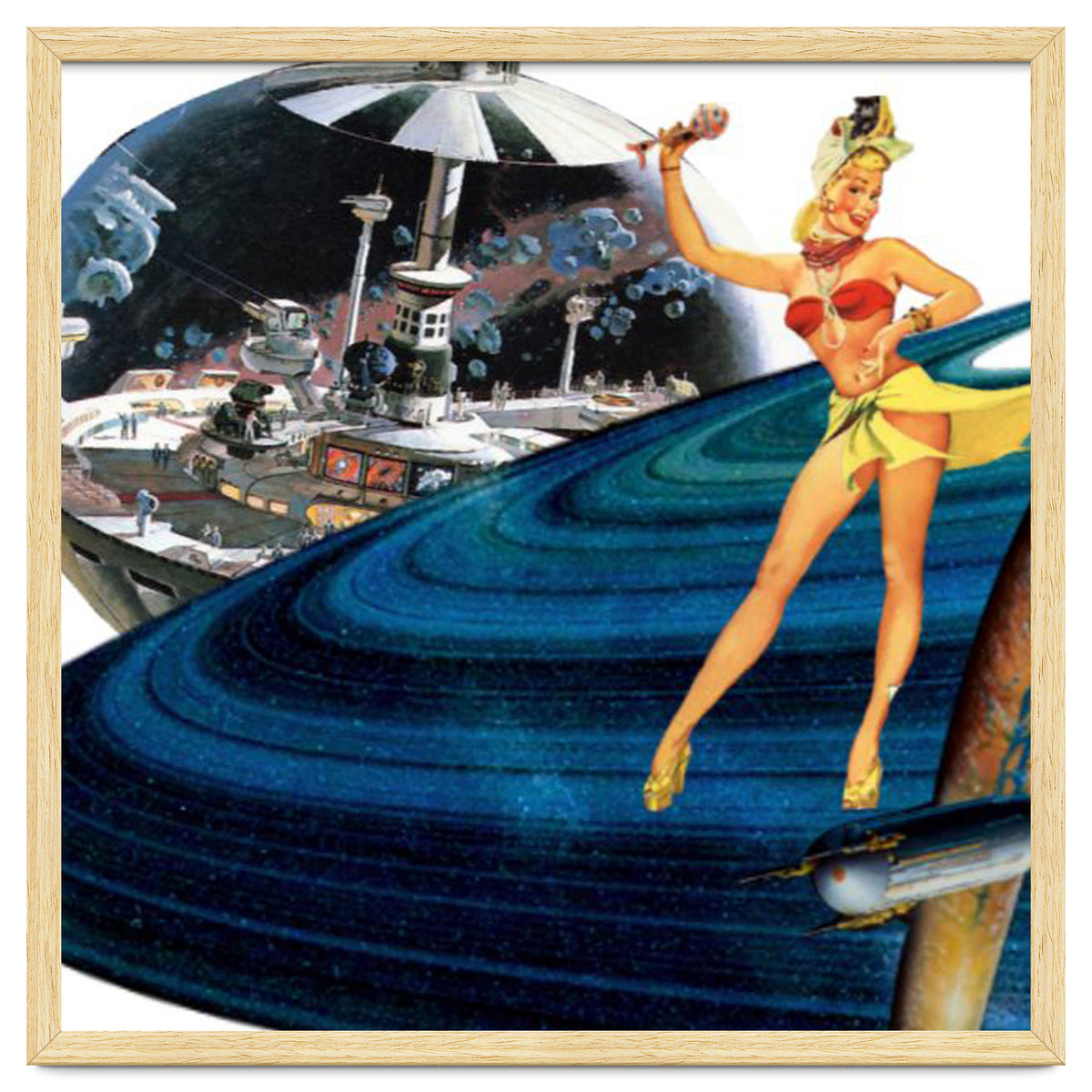 Dancer on Saturn Rings