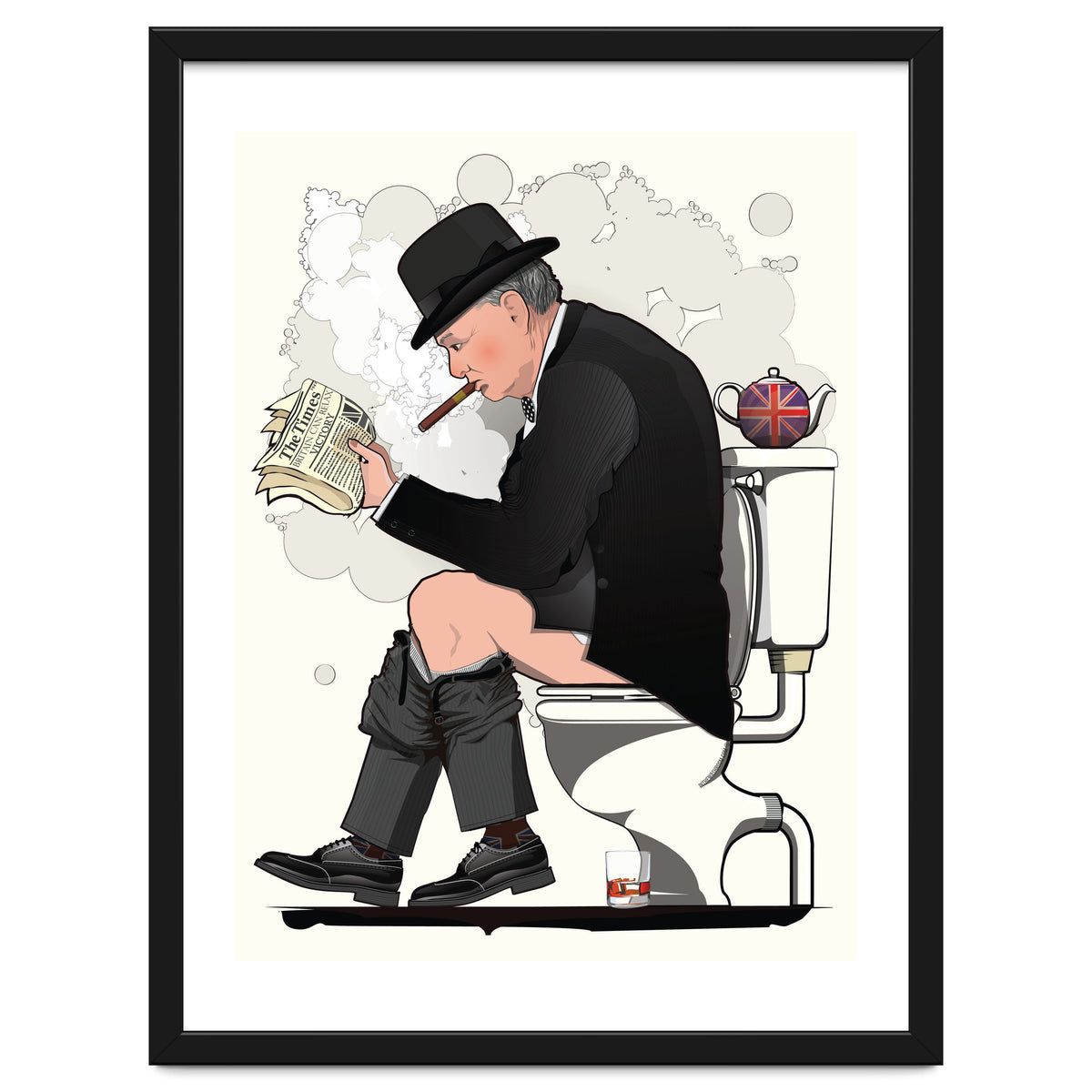 Churchill on the Toilet, Funny Bathroom Humour