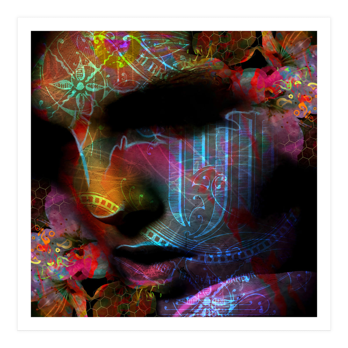 New Girl Face Redrefind (Print Only)