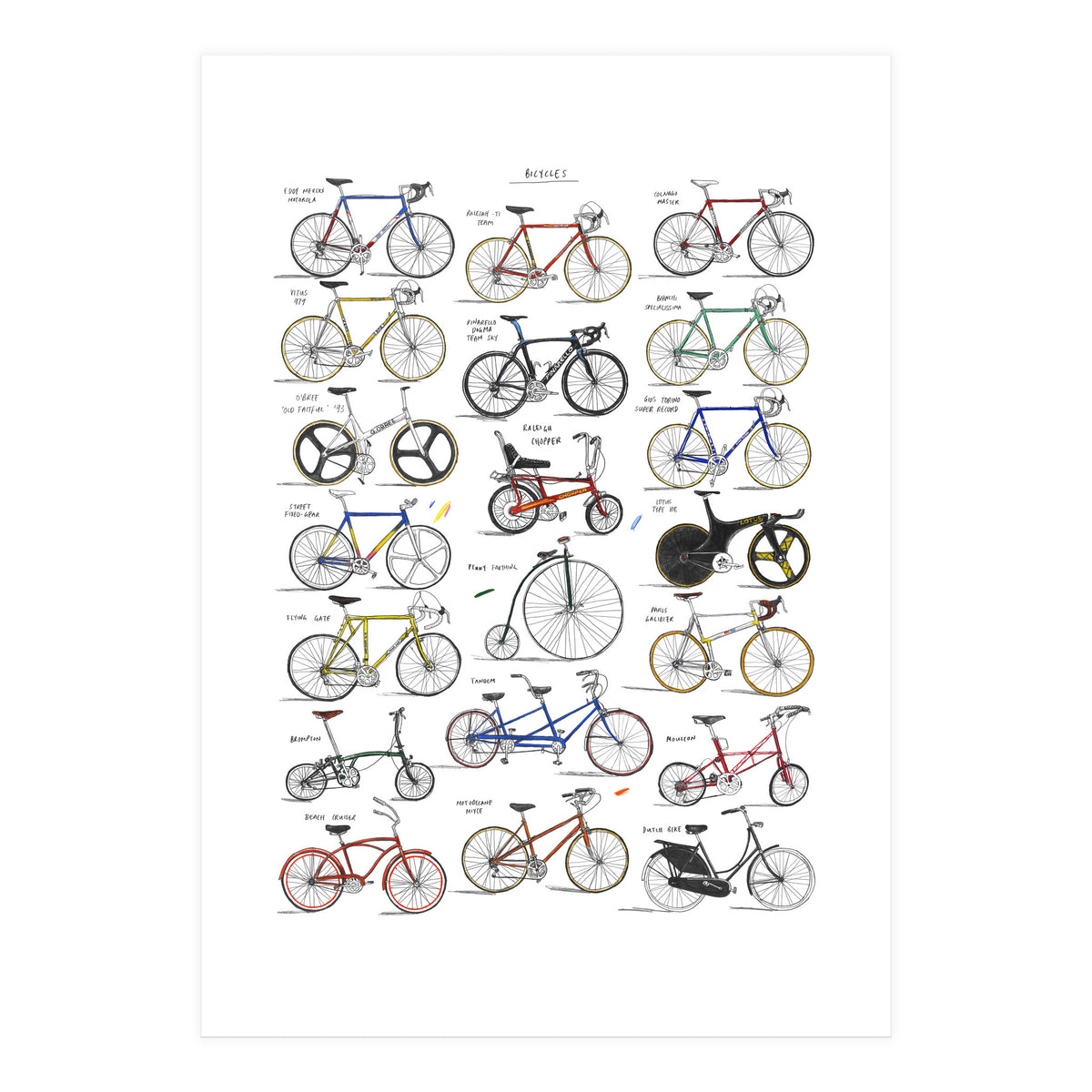 Bicycles (Print Only)