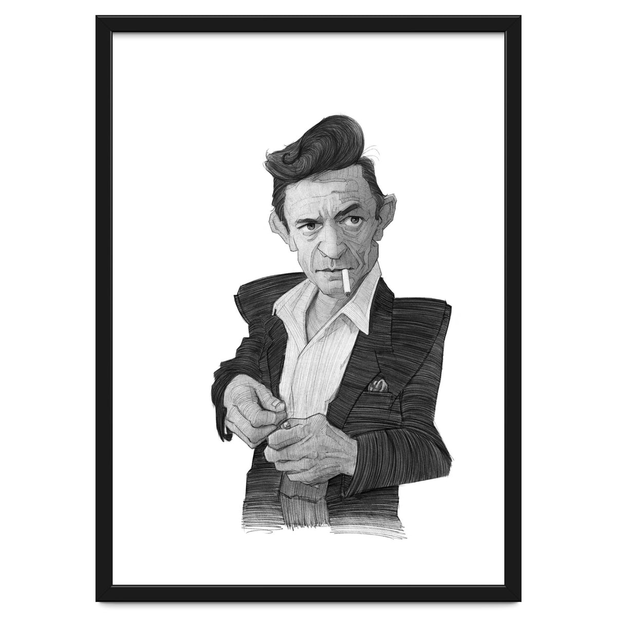 Johnny Cash Portrait