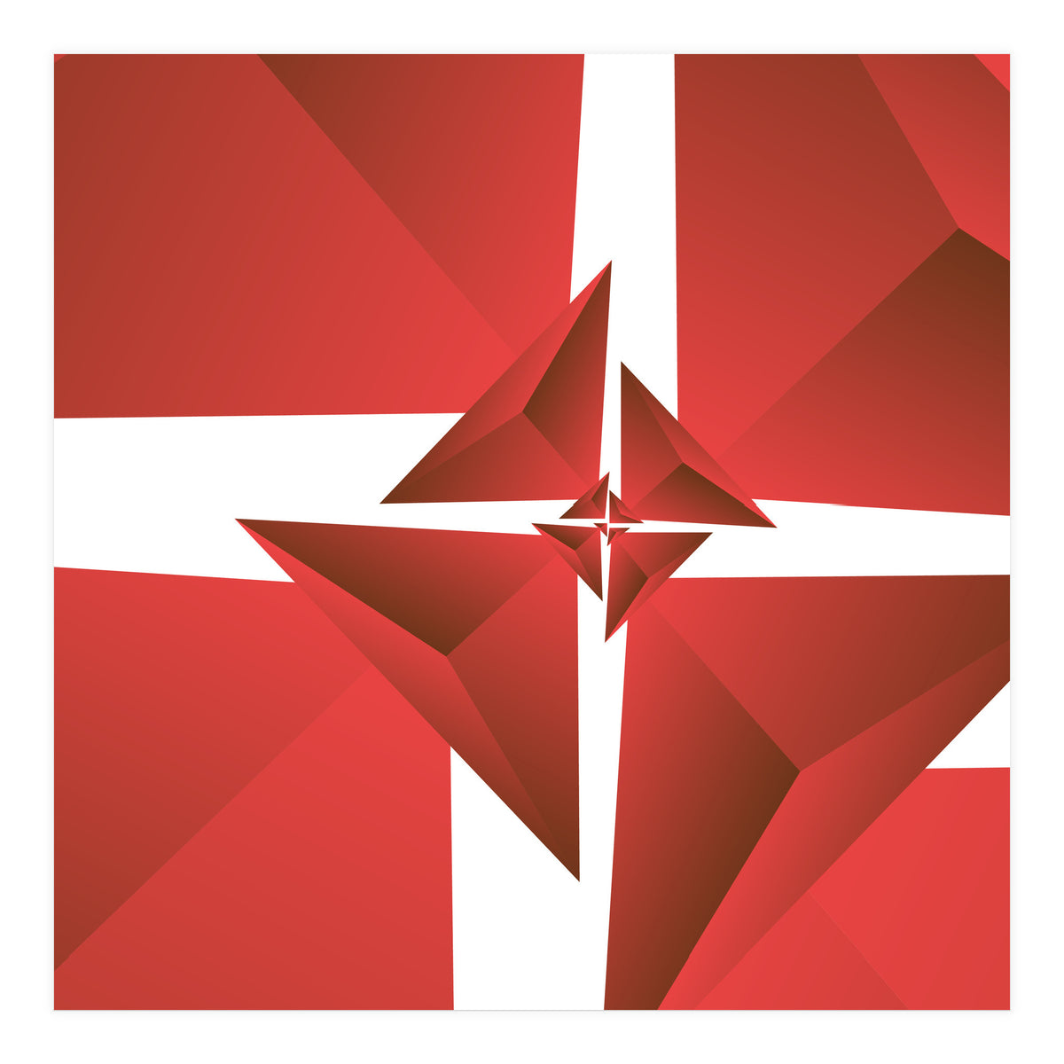 Trendy Triangle Pattern (Print Only)