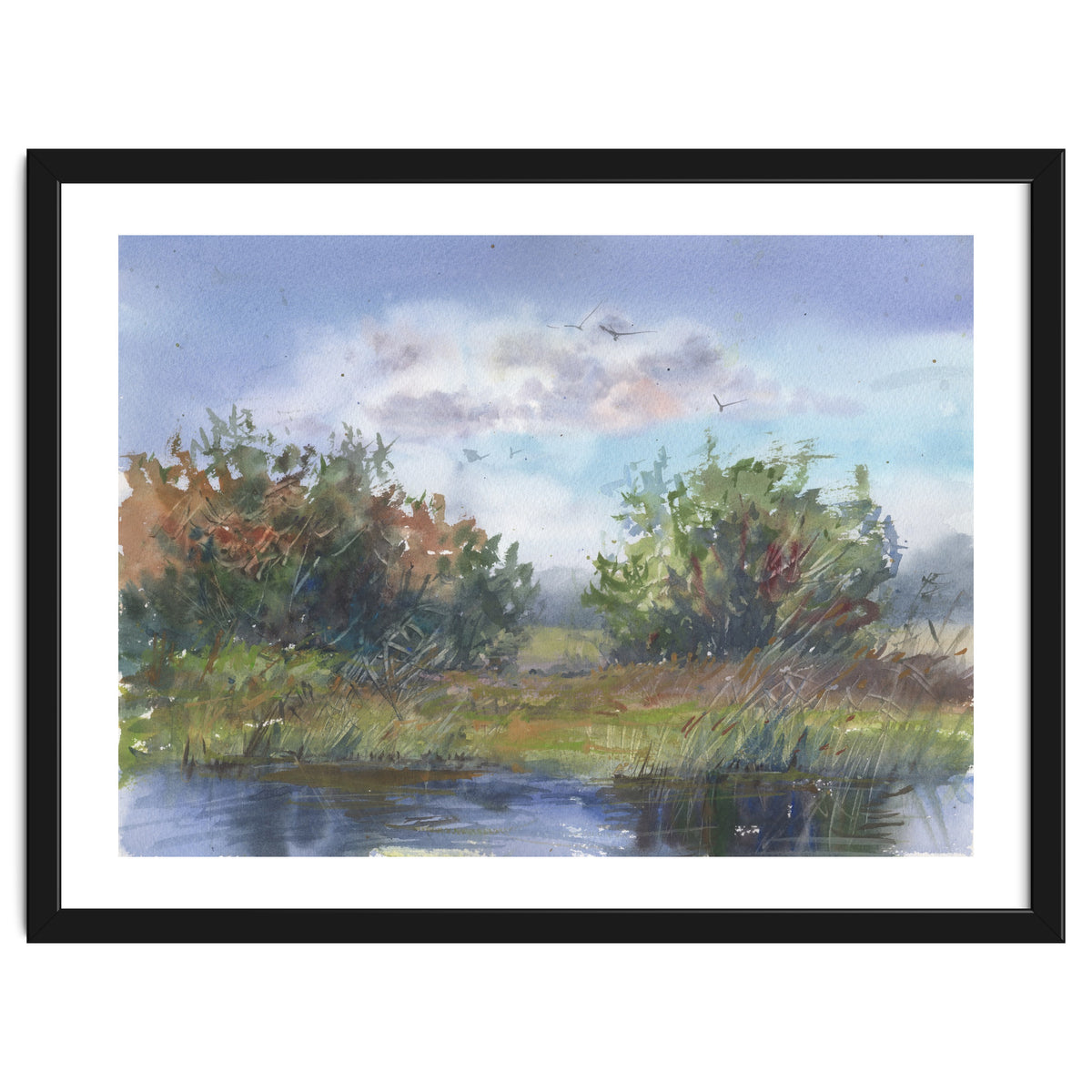 Watercolor Landscape Painting