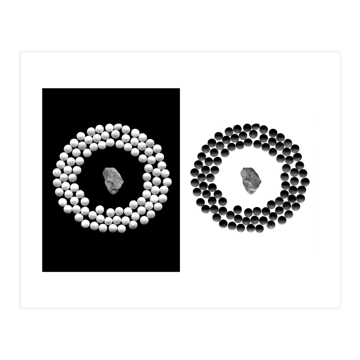 Pearls and stone (Print Only)